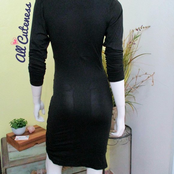 Capella Black Sleeve Dress Size S - Picture 8 of 8